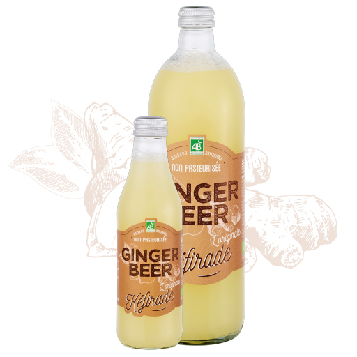 bouteille Ginger Beer 25cl et 75cl